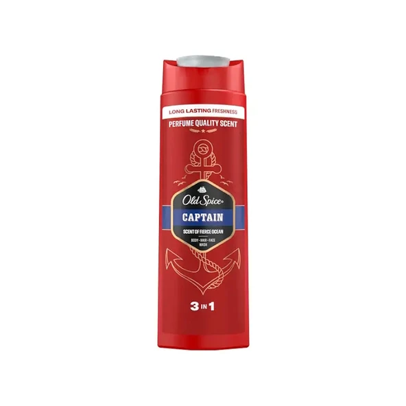Old Spice Captain 3 in 1 Saç Yüz ve Vücut Yıkama  Şampuanı 400 ml ürün görseli 1