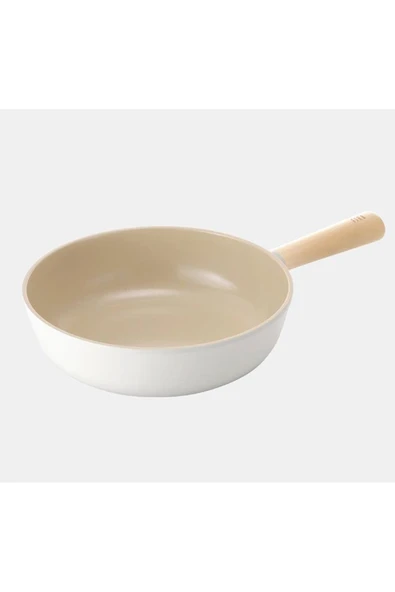 Fika Alüminyum Döküm 26 Cm Bej Wok Tava ürün görseli 1
