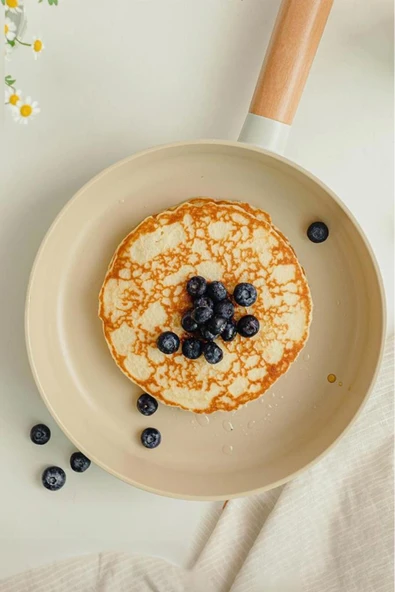 Fika Bej Alüminyum Tava - 30 cm - Resim 3