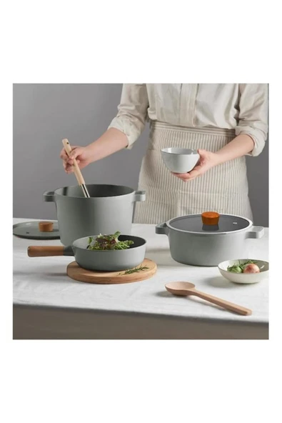 Fika Gri 28 Cm Döküm Grill Tava - Resim 4