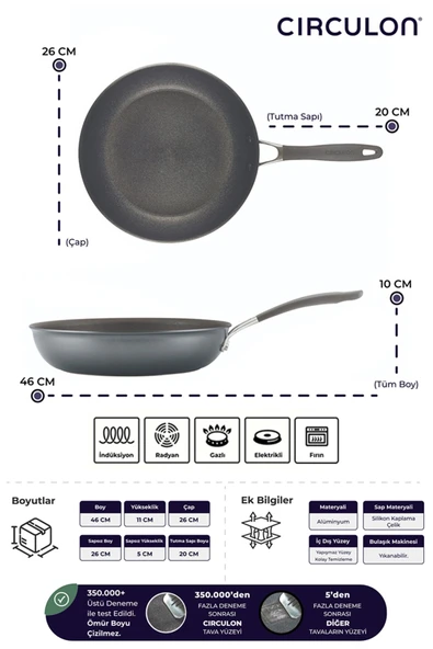 Kızartma Tavası 26 CM - Resim 5