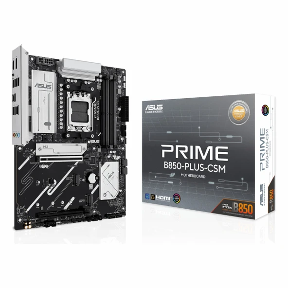 Asus Prime B850-Plus-CSM DDR5 (8000MHz)OC M.2 HDMI/DP/USB-C PCIe 5.0 AM5 ATX Anakart ürün görseli 1