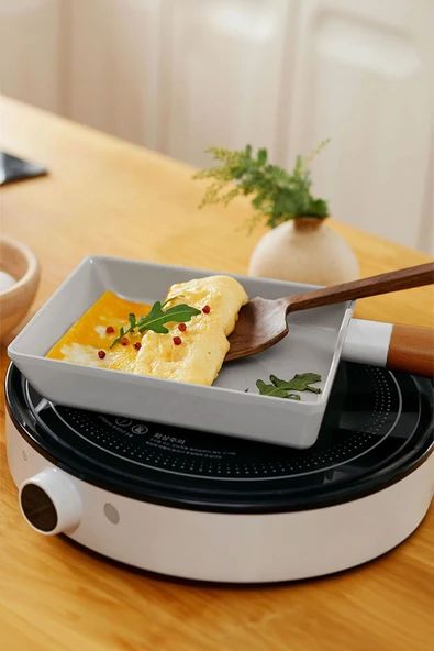 Fika Alüminyum Döküm Omlet Tava Gri 15 Cm ürün görseli 1