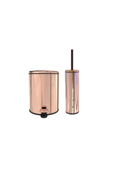 Primanova Cigo Çöp Kovası Tuvalet Fırçası Rose Gold ürün görseli 1