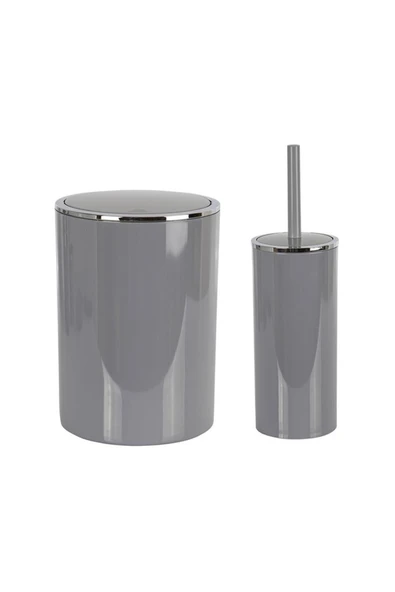 Primanova Lenox 2'li Banyo Seti Gri - Resim 2
