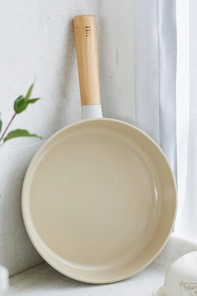 Fika Alüminyum Döküm Tava 28Cm, Bej - Resim 2