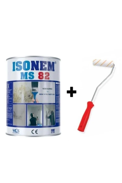 Ms82 Nem Rutubet Boyası Beyaz 1 Kg + Parmak Rulo ürün görseli 1