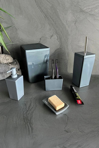 Biga Banyo Seti - Gri ürün görseli 1