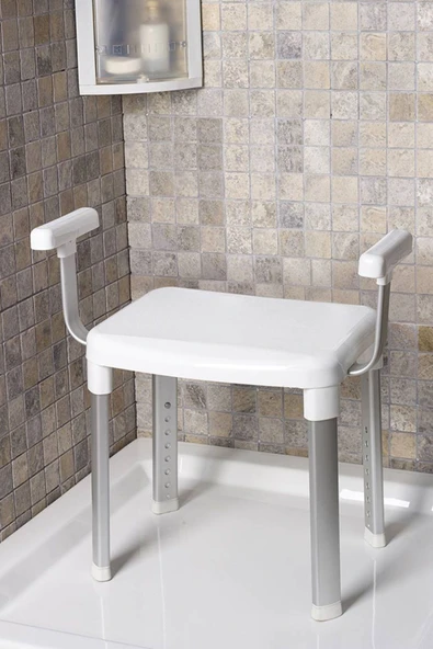Cappadocıa Kollu Yaşlı Ve Engelli Destek Banyo Sandalyesi ürün görseli 1