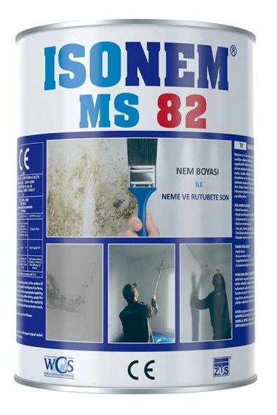 Beyaz Ms82 Nem ve Rutubet Boyası 1 kg ürün görseli 1