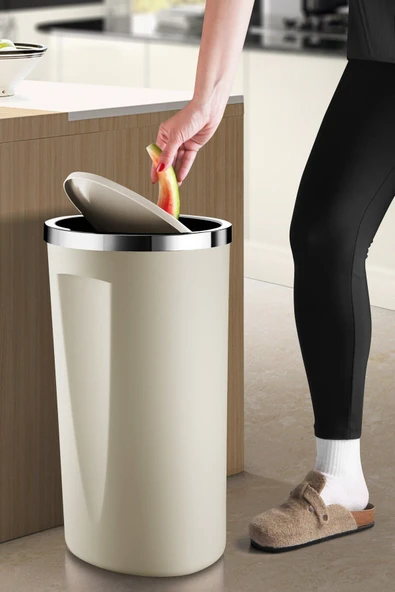 Lenox 35lt Çöp Kovası-bej - Resim 2
