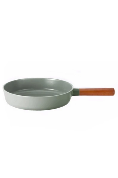 Döküm 28 Cm Ahşap Saplı Tava - Resim 2