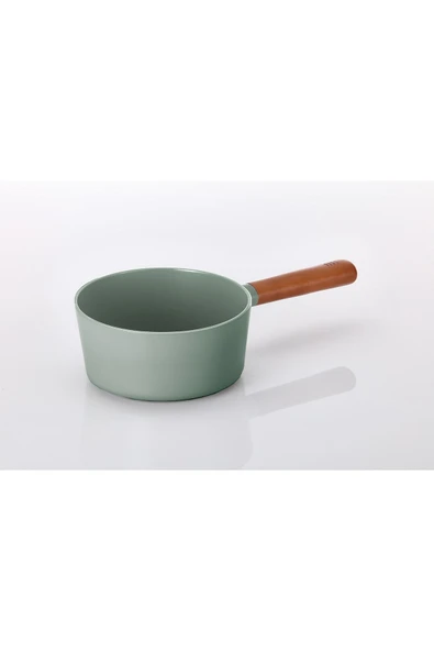 Neoflam Fika Cam Kapaklı Alüminyum Döküm Sos Tenceresi 18cm Gri ürün görseli 1