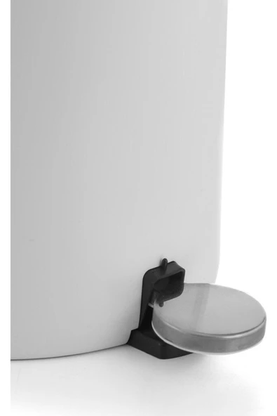Primanova Lenox Pedallı Çöp Kovası Beyaz 5 Lt - M-e66-01 - Resim 5