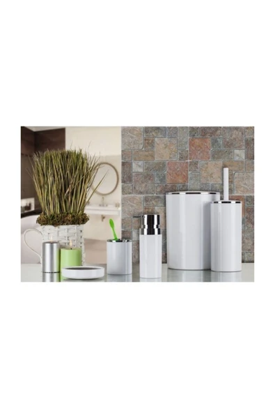 Lenox 5 Parça Banyo Seti Beyaz M-sas03-01 ürün görseli 1
