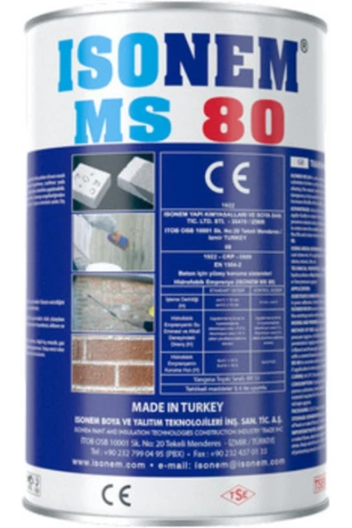 Ms 80 - Doğal Görüntüyü Bozmayan Dış Cephe Şeffaf Su Yalıtımı - 3,5 Lt ürün görseli 1