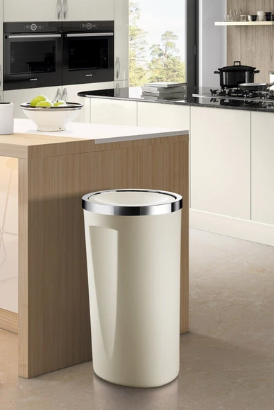 Lenox 35lt Çöp Kovası-bej ürün görseli 1