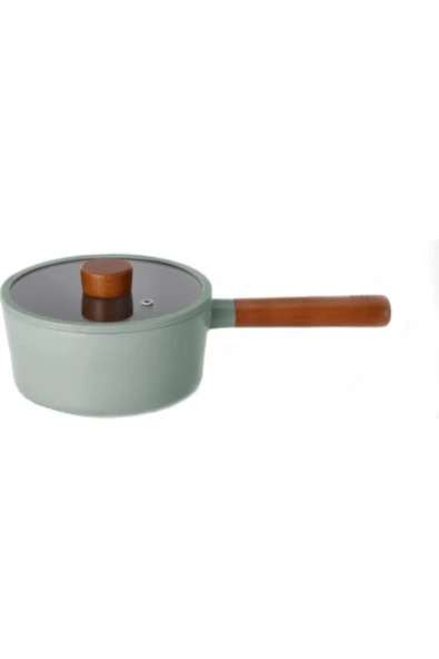Fika Gri 18 Cm Döküm Indiksiyonlu Sos Tenceresi Cam Kapaklı D-neog218 ürün görseli 1