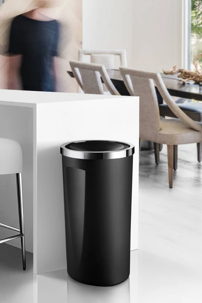 Lenox 35 Lt Döner Kapaklı Banyo Mutfak Ofis Çöp Kovası ürün görseli 1