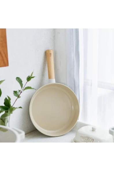 Fika Bej 4 Parça Tencere Tava Seti 26 cm - Resim 4