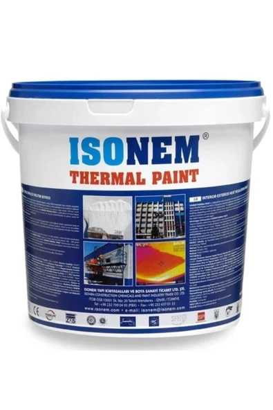 Thermal Paint Isı Yalıtım Boyası Beyaz 10L ürün görseli 1