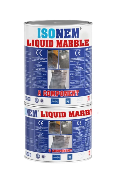 Liquid Marble ( Sıvı Mermer ) Mermer için sıvı kaplama Malzemesi 0.5 kg M01 PEARL İnci ürün görseli 1