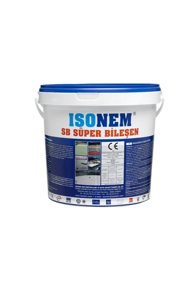 Sb Süper Bileşen - Özel Mineral Dolgulu Su Yalıtım Malzemesi - Gri - 18 Kg ürün görseli 1