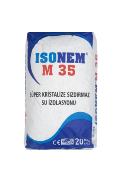 İsonem M35 Süper Kristalize Sızdırmaz Su Yalıtım Malzemesi 20KG ürün görseli 1