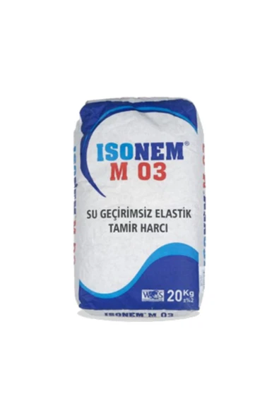 M03 Su Geçirimsiz Elastik Tamir Harcı 20KG ürün görseli 1