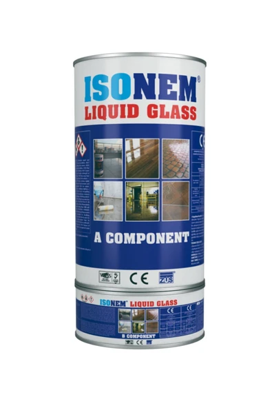 Lıquıd Glass (sıvı Cam) Fayans Seramik Balkon Için Şeffaf Su Yalıtım Malzemesi 4 Kg ürün görseli 1