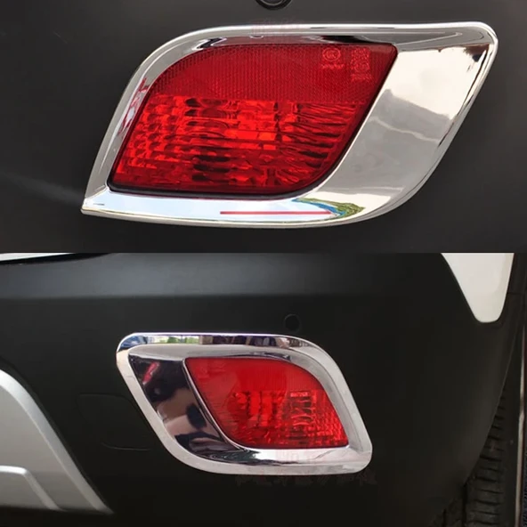 Opel Mokka 2012 2020 Arası Arka Reflektör Çerçevesi Abs (Plastik) Krom ürün görseli 1