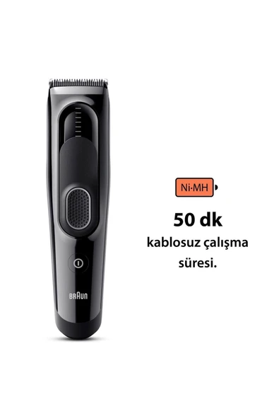 Braun Series 5 HC5310, Erkekler İçin 17 Uzunluk Ayarına Sahip Saç Kesme Makinesi ürün görseli 1
