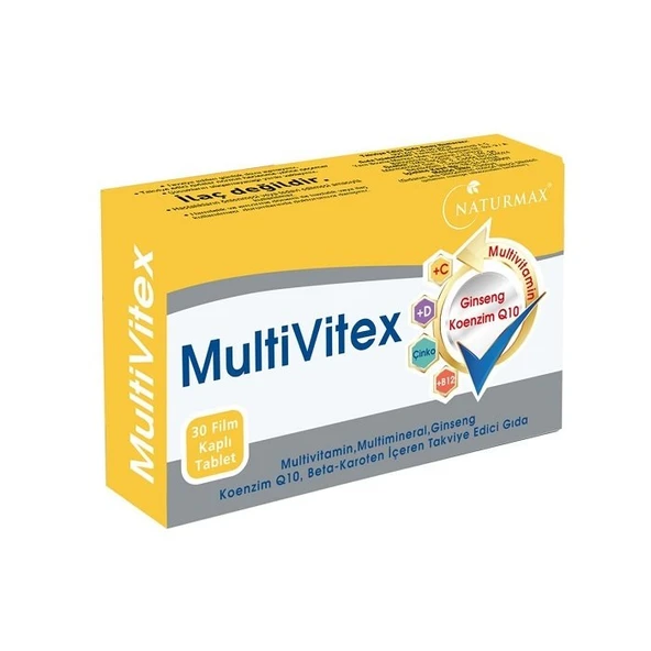 Naturmax Multivitex 30 Tablet ürün görseli 1