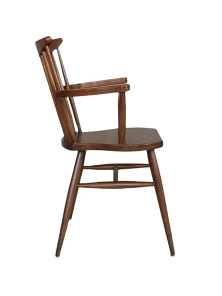 Hudson Amerikan Retro Ahşap Sandalye - Resim 5