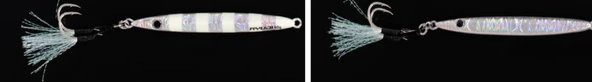 RYUJI SLIM JET JIG 30GR ZEBRA GLOW ürün görseli 1