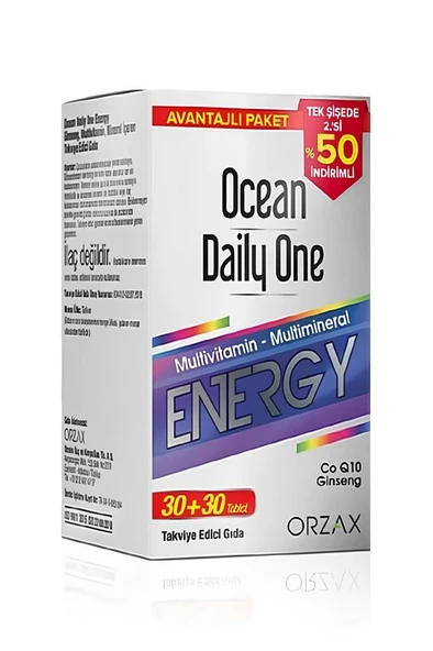 Ocean Daily One Energy 60 Tablet ürün görseli 1