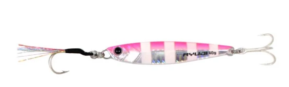 RYUJI JIG KING 30GR PINK ZEBRA GLOW ürün görseli 1