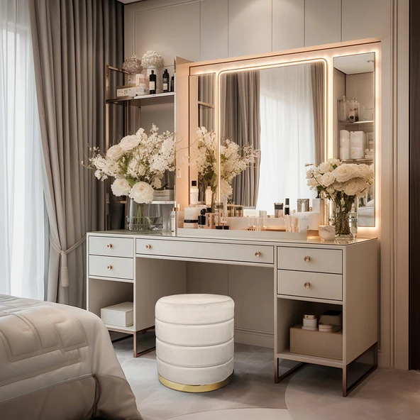 Lungo Roller Gold Luxery Puf - Resim 9