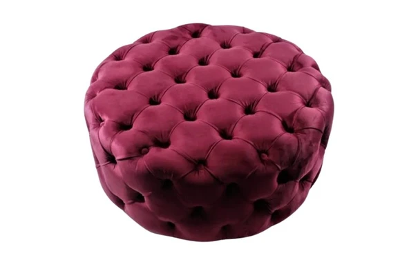 Gazzini Classic Orta Puf, Yuvarlak - Resim 7