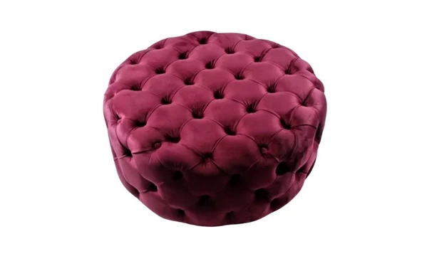 Gazzini Classic Orta Puf, Yuvarlak - Resim 9