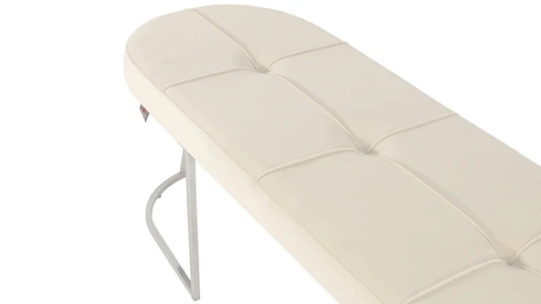 Viego Silver Exclusive Bench Puf - Resim 11