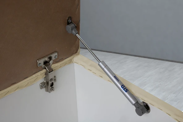 Vetra Sandıklı Bench Puf, Beyaz - Resim 12