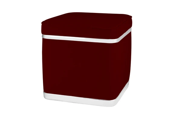 Zengo Silver Twin Line Puf, Kare - Resim 2