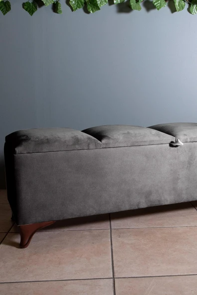 Vetra V2 Sandıklı Bench Puf, Ceviz - Resim 10