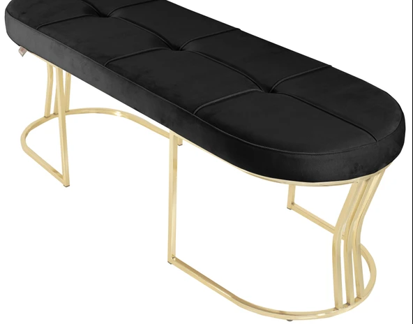 Viego Gold Exclusive Bench Puf - Resim 5