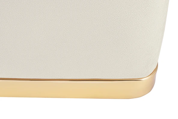 Zengo Gold Twin Line Puf, Kare - Resim 4