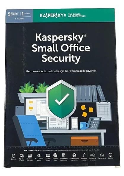 Kaspersky Small Offıce Securıty 5bilgisayar& 5mobil&1 Sunucu 3 Yıl Box ürün görseli 1