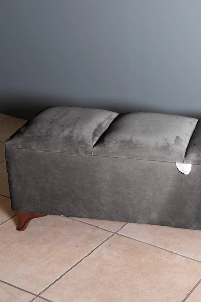 Vetra V2 Sandıklı Bench Puf, Ceviz - Resim 9