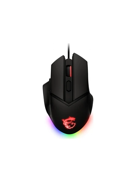 MSI Clutch GM20 Elite RGB Ergonomik Optik Kablolu Oyuncu Mouse ürün görseli 1