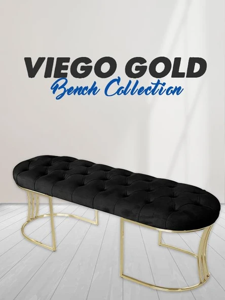 Viego Gold Bench Puf ürün görseli 1